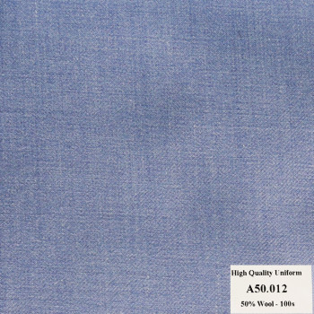 Vải May Đồng Phục Quần Tây Công Sở Màu Xanh Dương A50.012